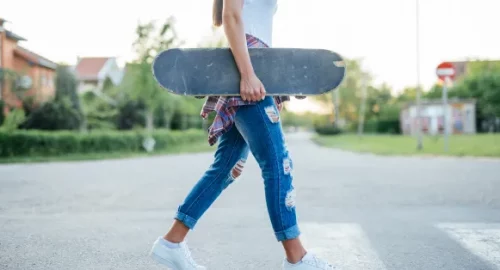 How to Hold a Skateboard Correctly