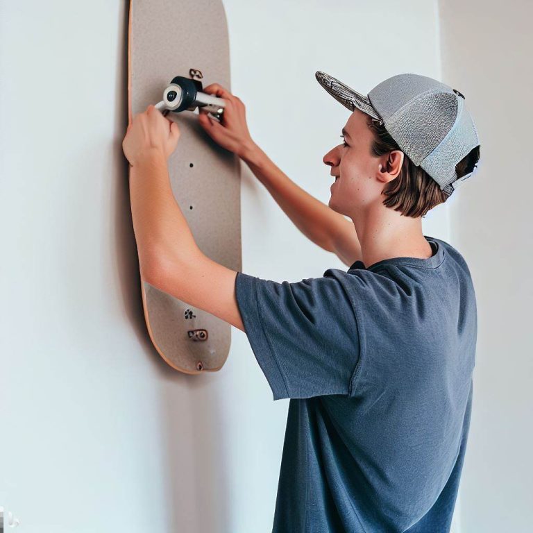 How to Hang a Skateboard on a Wall Skateboard Trends
