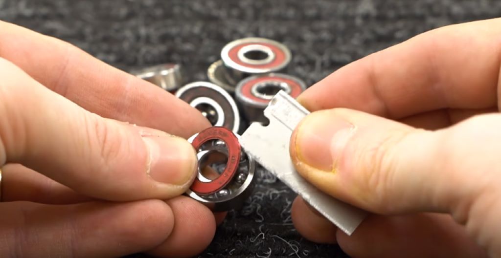 What do you use to clean skateboard bearings