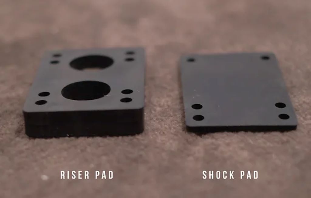 When to use riser pads on a skateboard