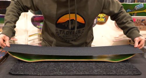 How do you grip a skateboard