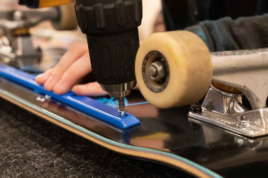 Where to put deck rails on a skateboard