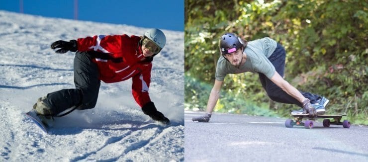 Similarities Between Snowboarding and Skateboarding