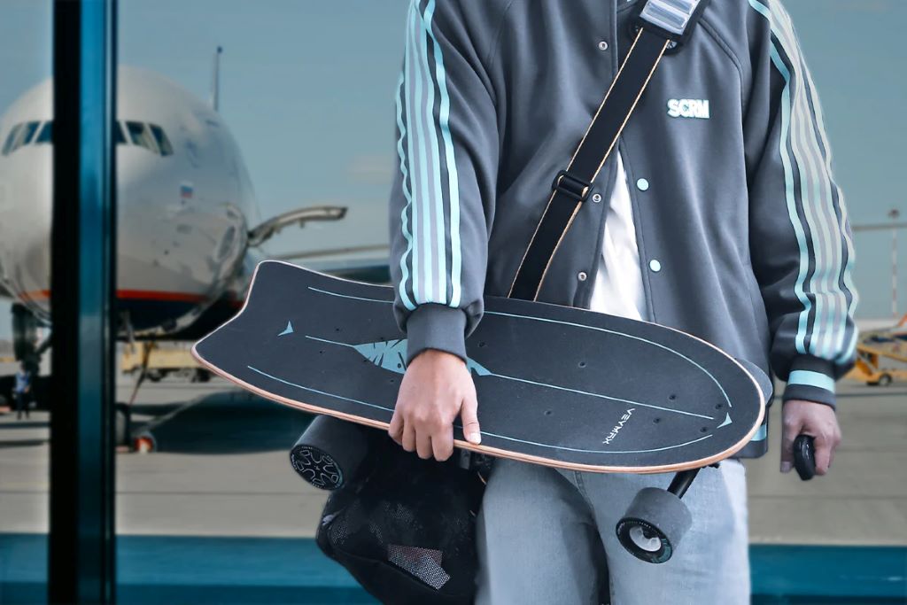 How to take a skateboard on a plane