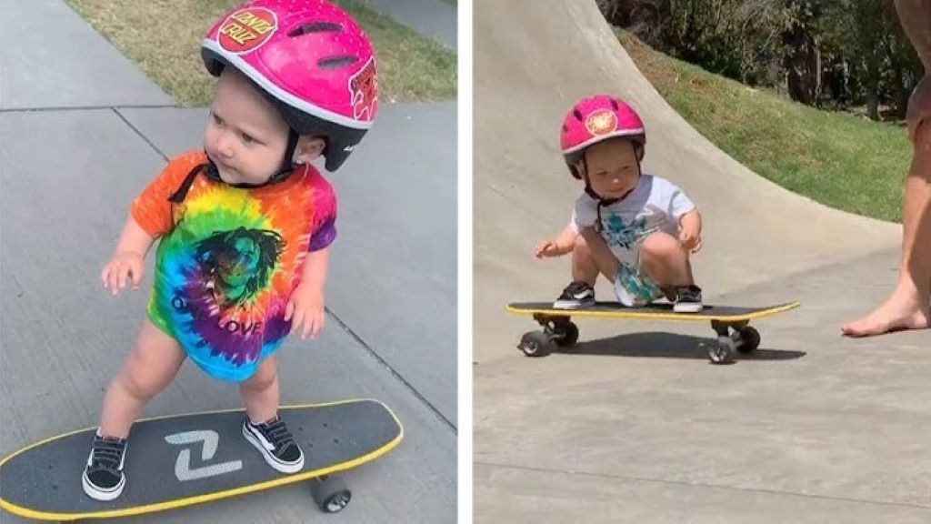 How to teach a kid to skateboard