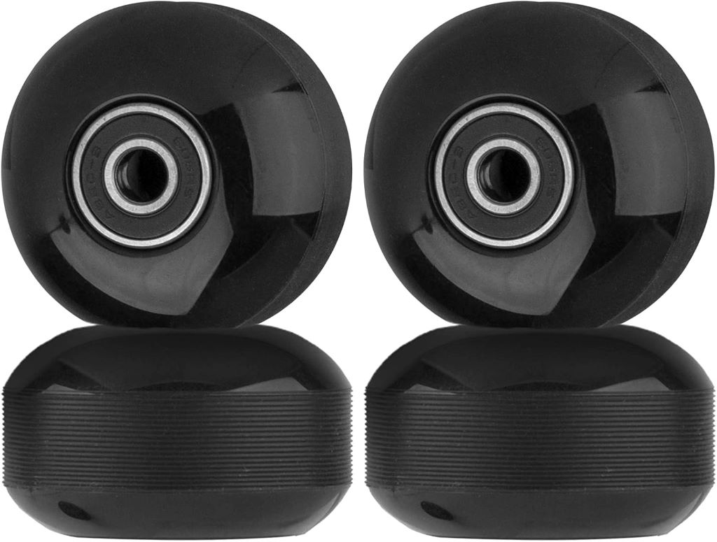 SPORTYOUTH 52mm 95A skateboard wheels with bearings and spacers for street tricks and cruising.