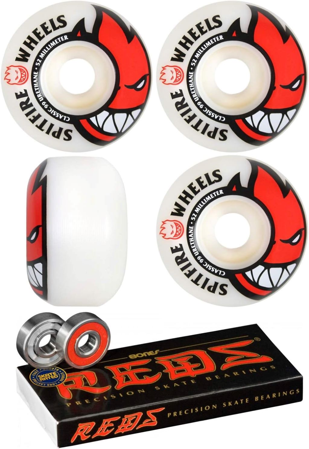 Spitfire 52mm Wheels & Bones Reds Bearings Bundle Review: Ultimate Skateboard Upgrade?