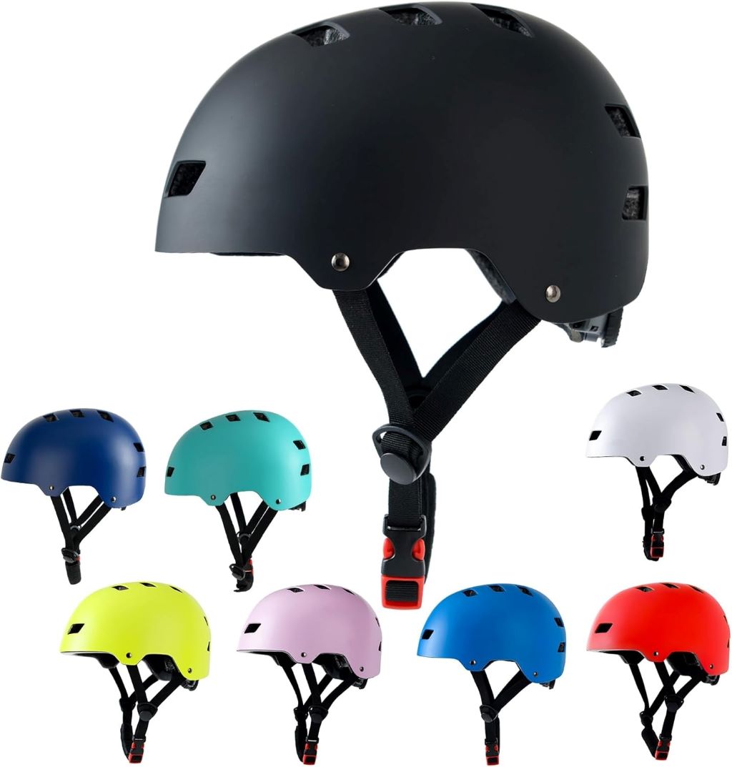 Bavilk multi-sport helmet in adjustable sizes for kids, teens, and adults.