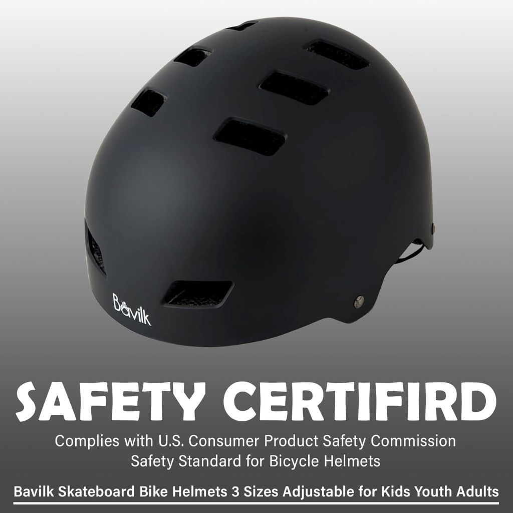 Adjustable Bavilk helmet offering safety and comfort for youth and adults across multiple sports.