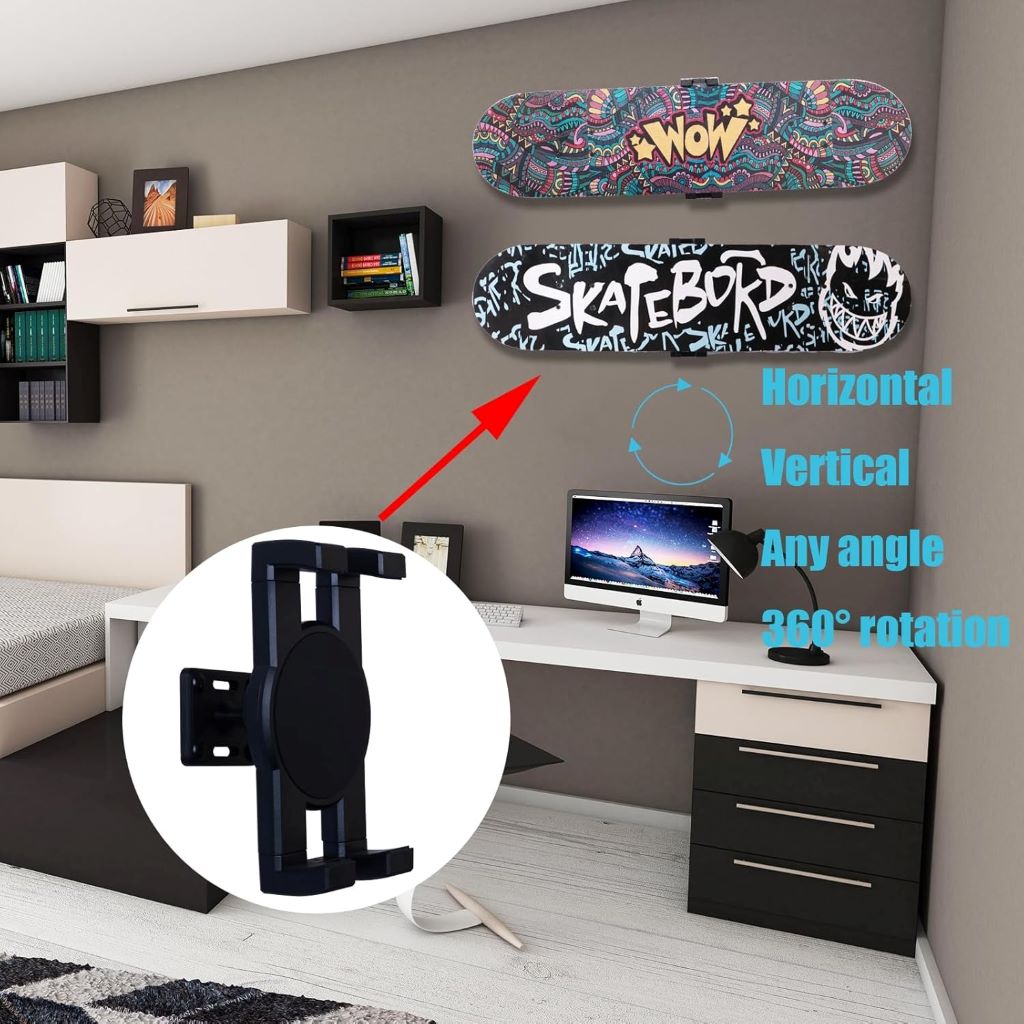 Floating skateboard display hanger by HHUXIUE, perfect for any skateboarder.