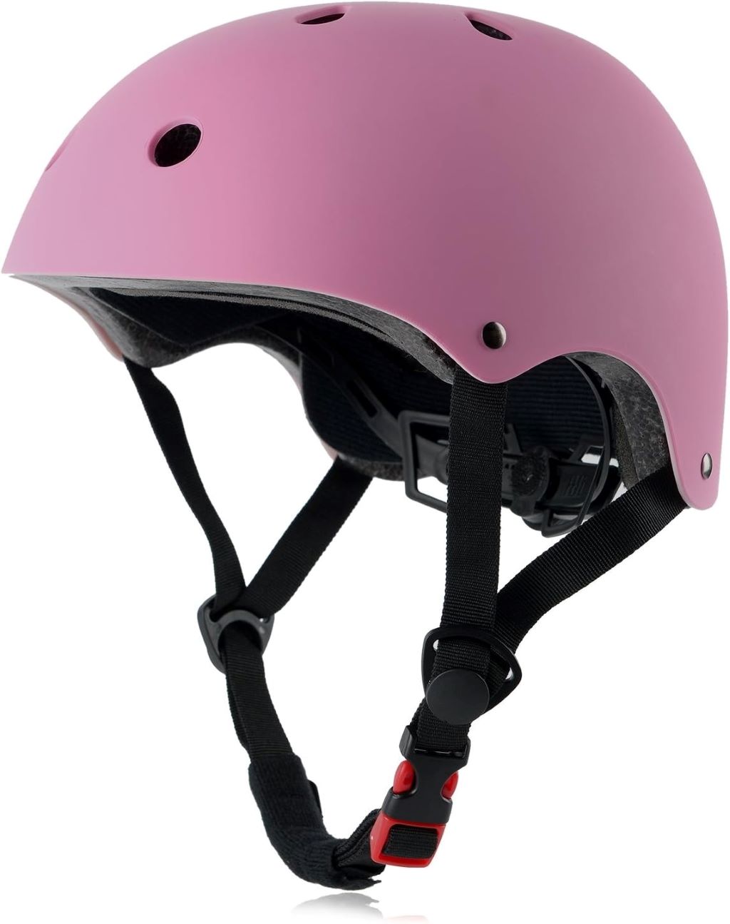 OUWOER kids bike helmet in bright colors, adjustable for toddlers to youth, suitable for multiple sports.