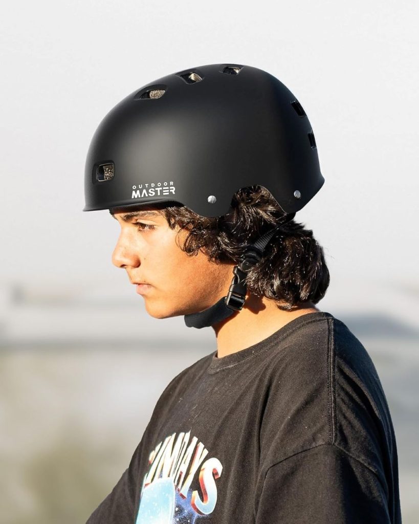 OutdoorMaster Beetles multi-sport helmet with ventilation and removable liners for biking, skating, and commuting.