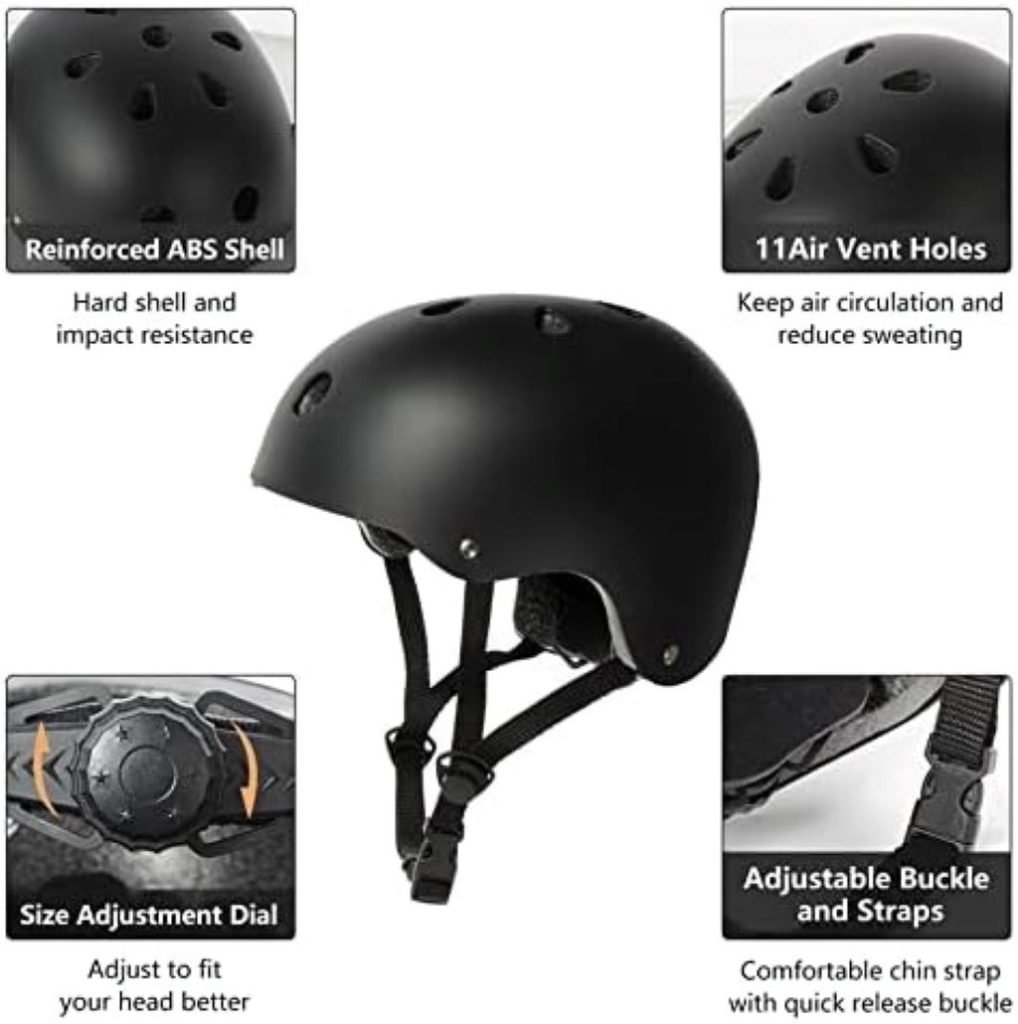 Protective Tourdarson skateboard helmet offering comfort and safety for all ages
