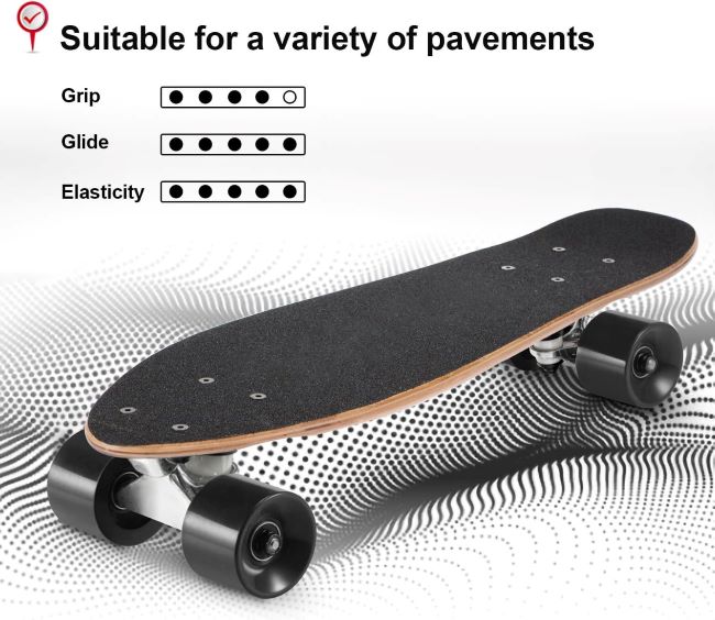 Kids riding the KO-ON 22 Mini Cruiser, ideal for learning tricks and outdoor fun.