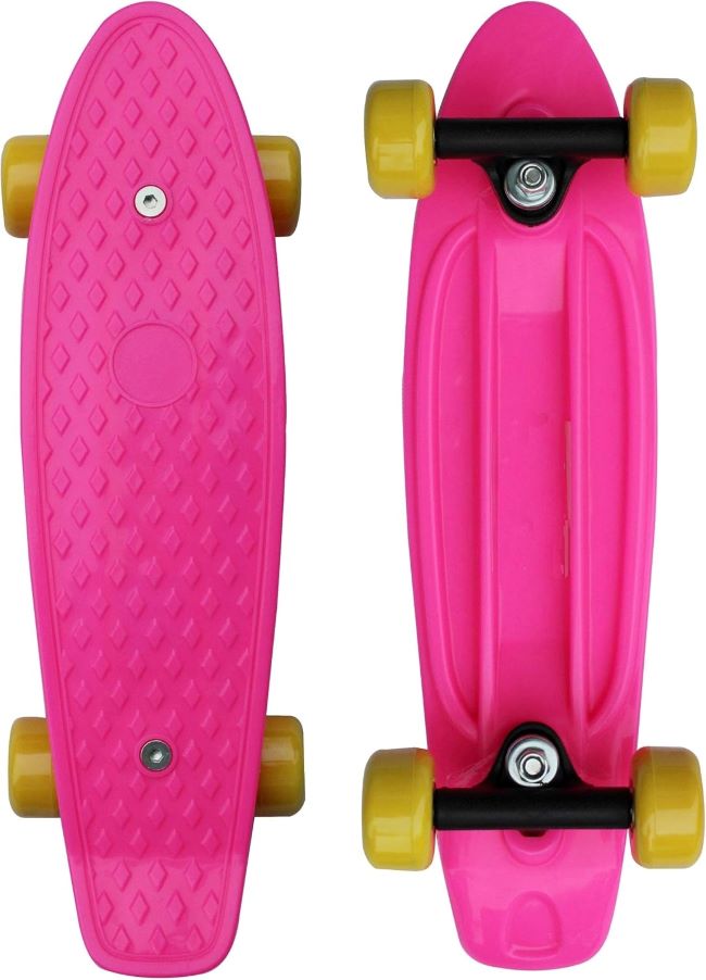 SK8MEMO Mini Cruiser Skateboard with colorful deck design for beginner riders