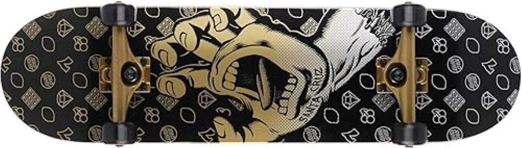 Santa Cruz Jackpot Hand Complete skateboard with classic graphic and smooth ride