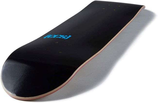 Top view of the CCS 7-ply maple skateboard deck designed for all ages.