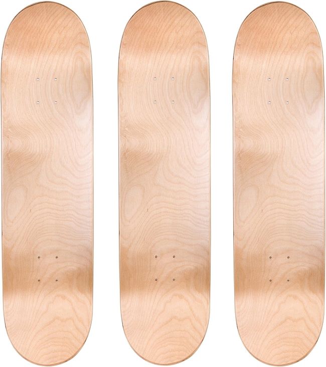 Cal 7 blank skateboard decks 3-pack for customizing and skateboarding