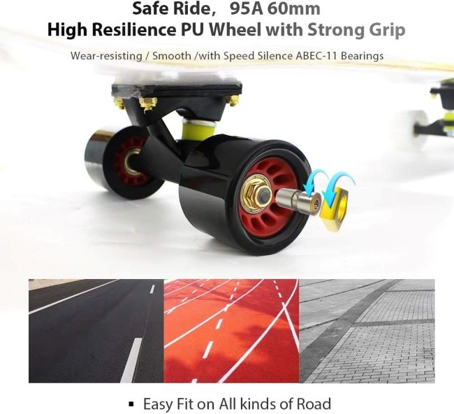 Beginner-friendly cruiser skateboard for children and teenagers – Sangde Easy_Way 31''