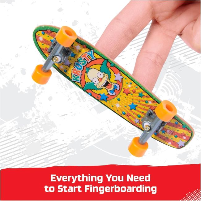 Collectible and customizable Simpsons-themed Tech Deck fingerboards