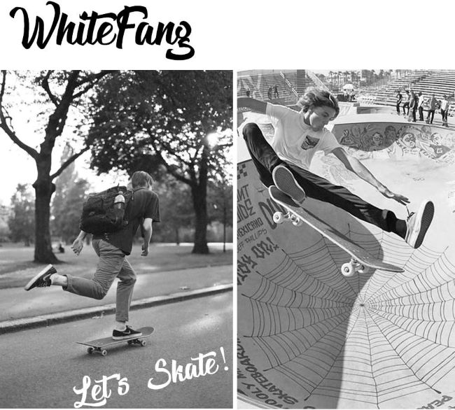 Durable WhiteFang 31” skateboard for beginners, perfect for kids mastering skateboarding tricks.