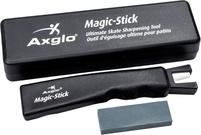 Axglo Magic Stick Ice Skate Sharpener Portable ice skate sharpener with storage case for restoring blade edges on the go