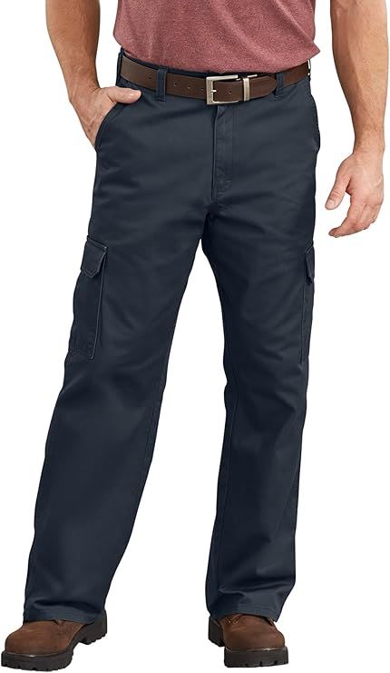 Dickies men’s loose-fit cargo work pants designed for durability, comfort, and everyday utility wear.