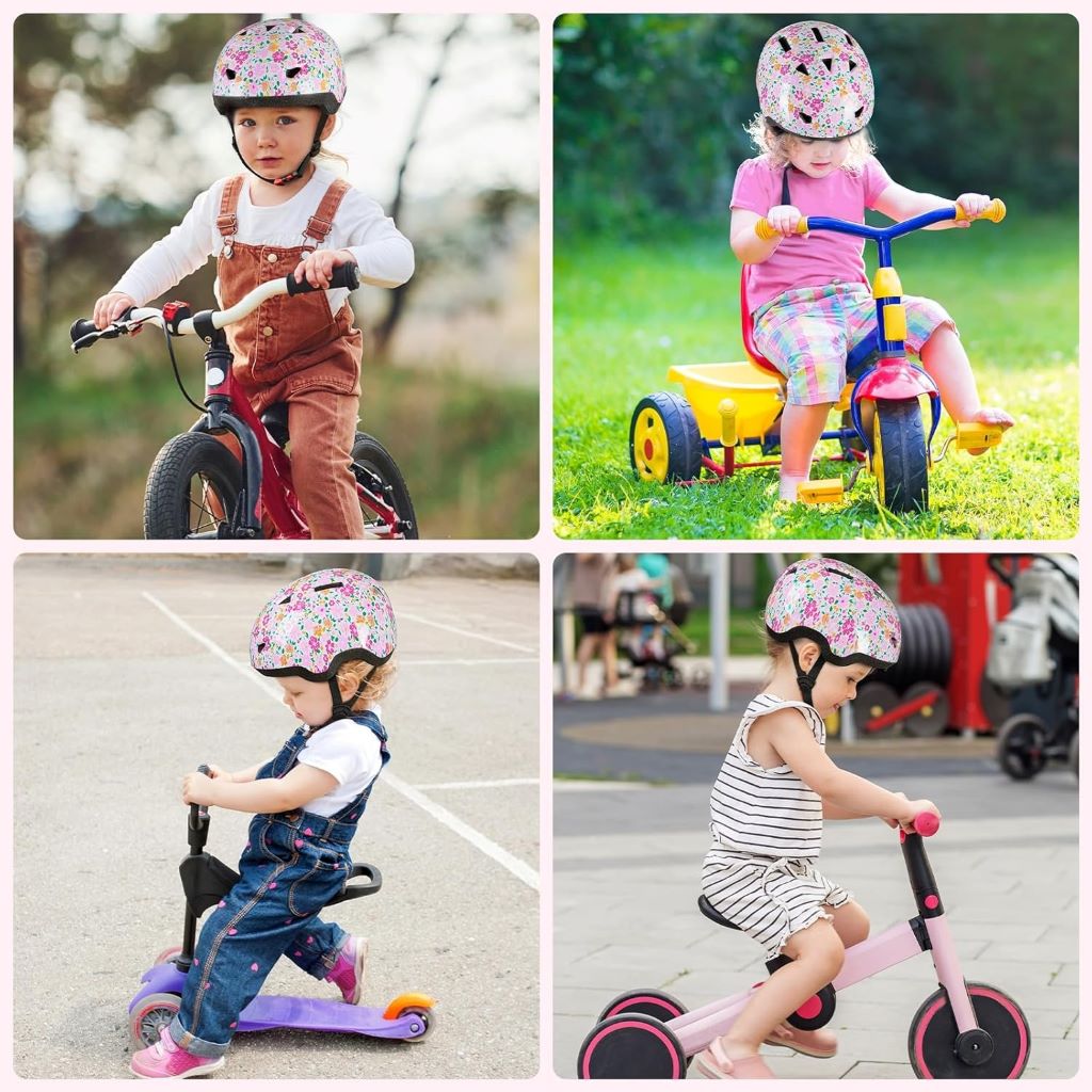 Lemmeko Toddler Helmet – adjustable kids multi-sport helmet for young riders using bikes, scooters, and skateboards