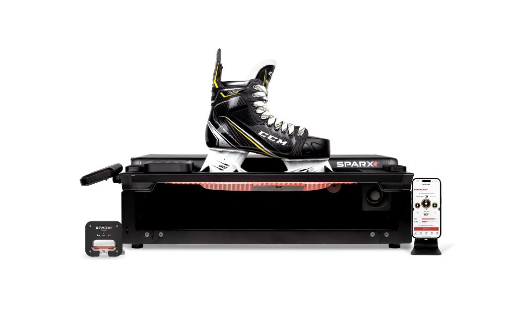 Close-up of skate sharpener tool designed for accurate blade maintenance and durability