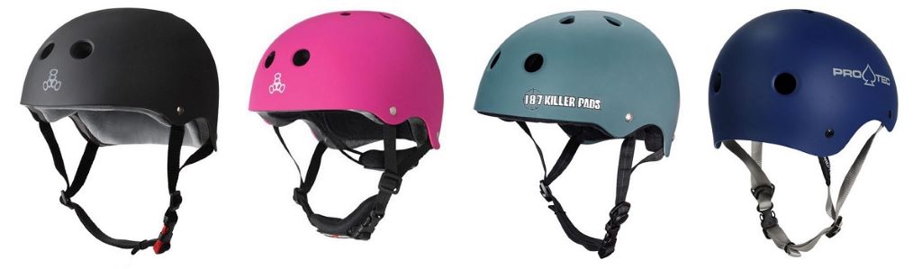 Adult wearing a protective skateboard helmet designed for maximum safety and impact resistance