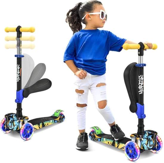 Hurtle 3 Wheeled Scooter for Kids