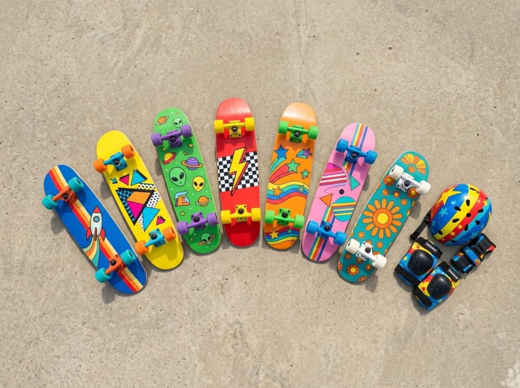 Recommended kids' skateboards for 6-year-old beginners