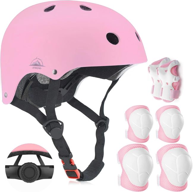 TCCVANAS kids protective gear set for skating and biking in Virginia