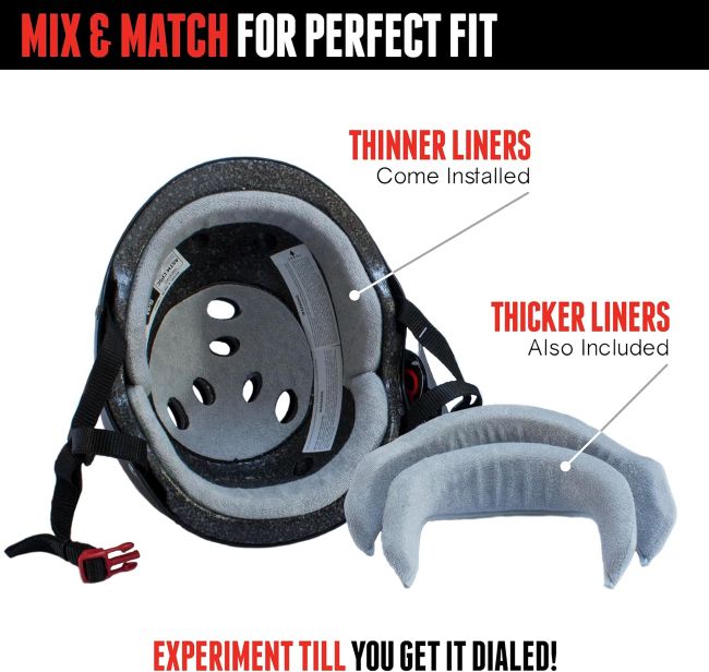 Affordable Triple Eight helmet for cycling, skateboarding, and skating